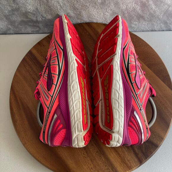 Brooks Womens 11 Transcend Ultimate Ride 1201501B878 Pink Running Shoes Sneakers - Picture 8 of 16